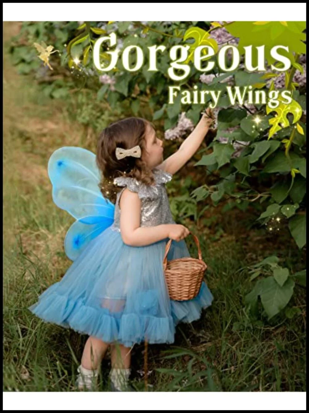 5 Pack Fairy Butterfly Wings Costume Accessory for Kids Birthday Party